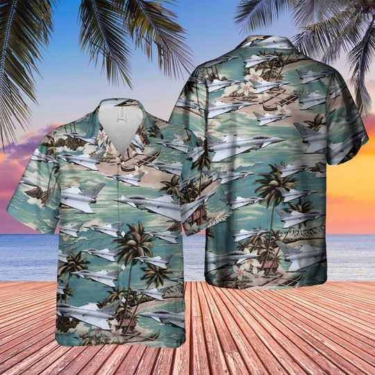 Eurofighter Typhoon Fgr4 Hawaiian Shirt