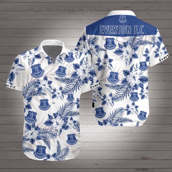 Everton Fc Hawaiian Shirt