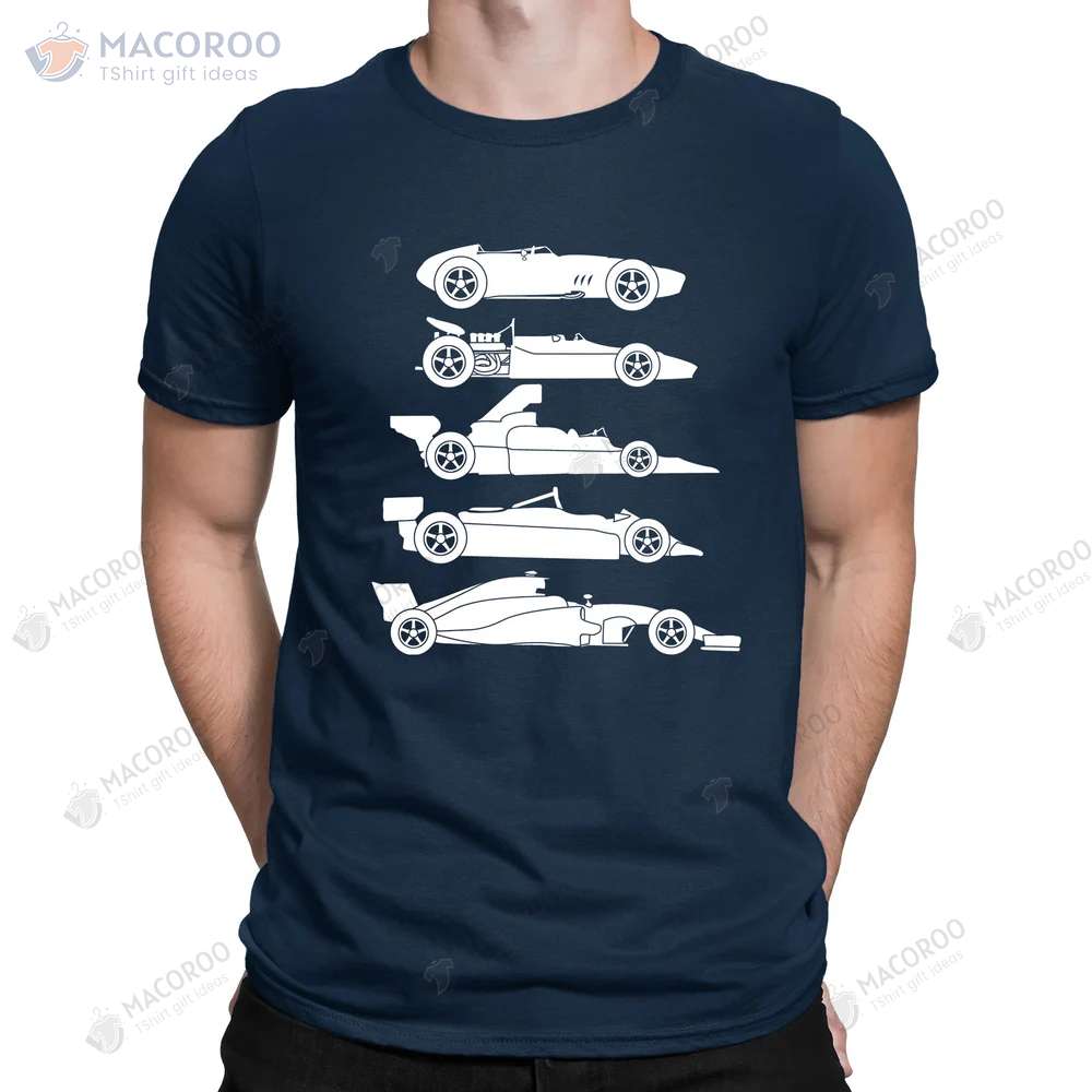 Evolution Of The Formula F Car 1 One T-Shirt, Diy Gifts For New Dad