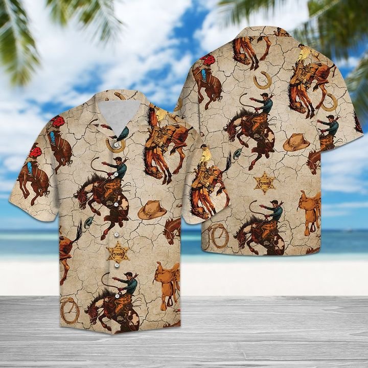 Exciting Rodeo Hawaiian Shirt Summer Button Up