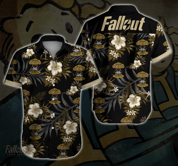 Fallout Hawaiian Shirt Summer Button Up