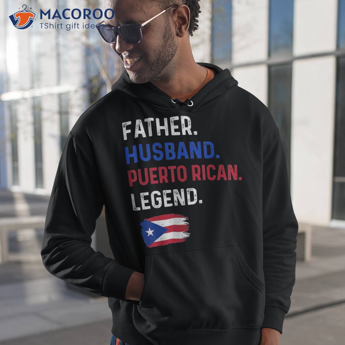 Father Husband Puerto Rican Legend Proud Dad Rico Flag Shirt