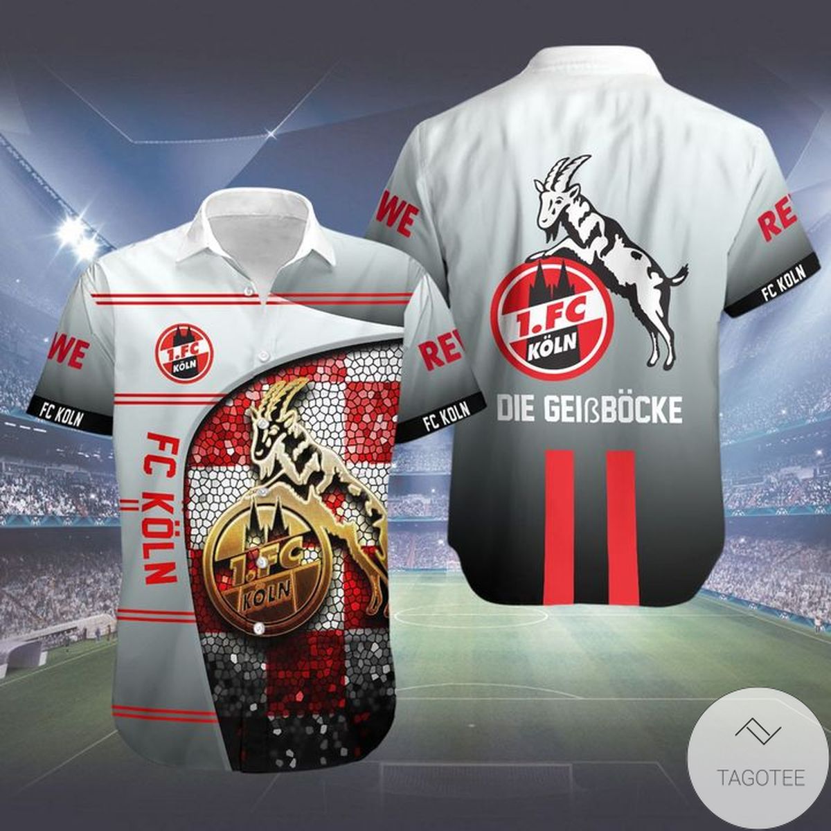 Fc Koln Hawaiian Shirt