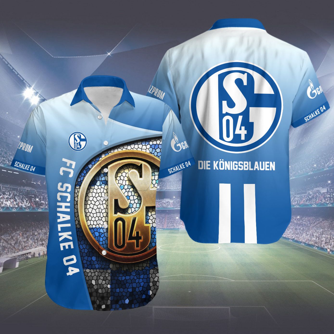 Fc Schalke 04 Hawaiian Shirt