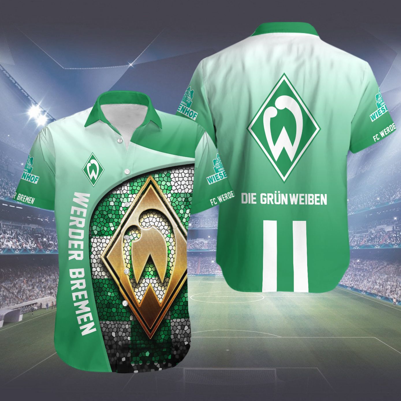 Fc Werder Bremen Hawaiian Shirt