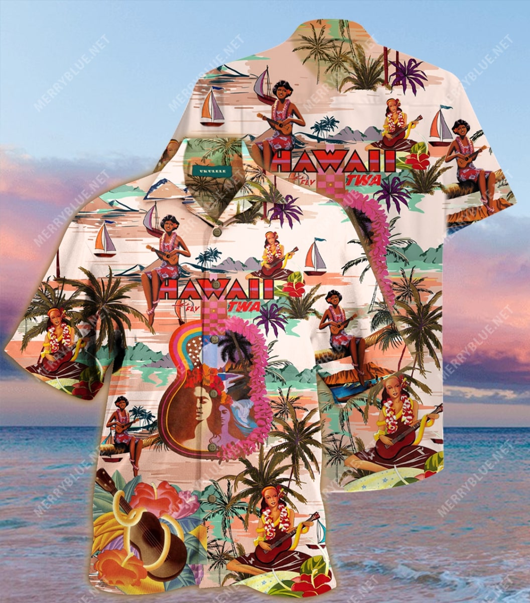 Feel The Music Summer All Over Printed Hawaiian Shirt