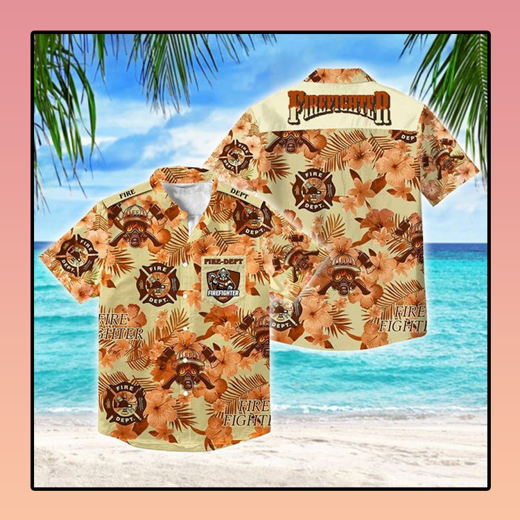 Firefighter Father?S Day Hawaiian Shirt