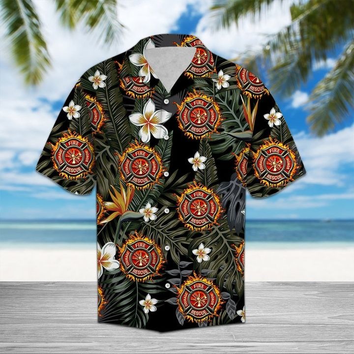 Firefighter Hawaiian Shirt