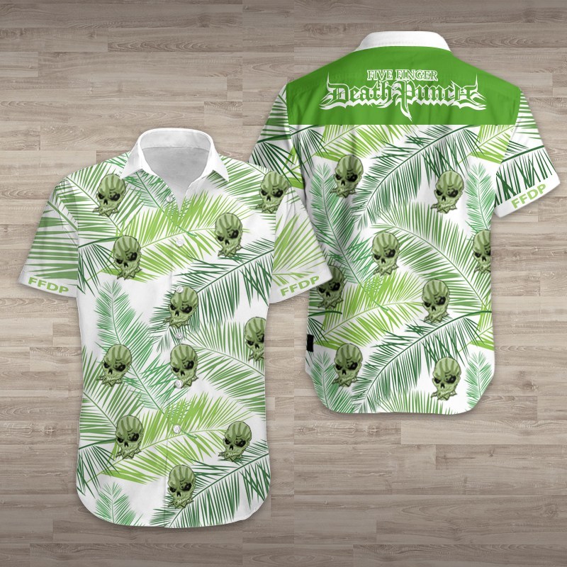 Five Finger Death Punch Hawaiian Shirt Summer Button Up