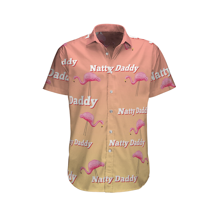 Flamingo Natty Daddy Hawaiian Shirt