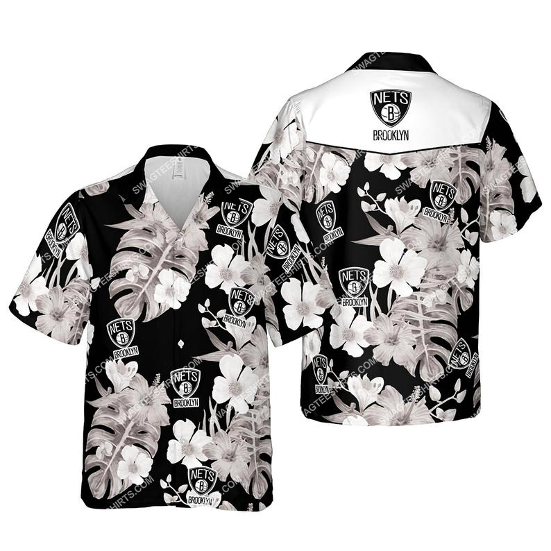 Floral Brooklyn Nets Nba Summer Vacation Hawaiian Shirt