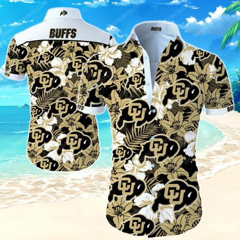 Floral Colorado Buffaloes Football Summer Vacation Hawaiian Shirt