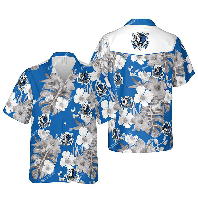 Floral Dallas Mavericks Nba Summer Vacation Hawaiian Shirt