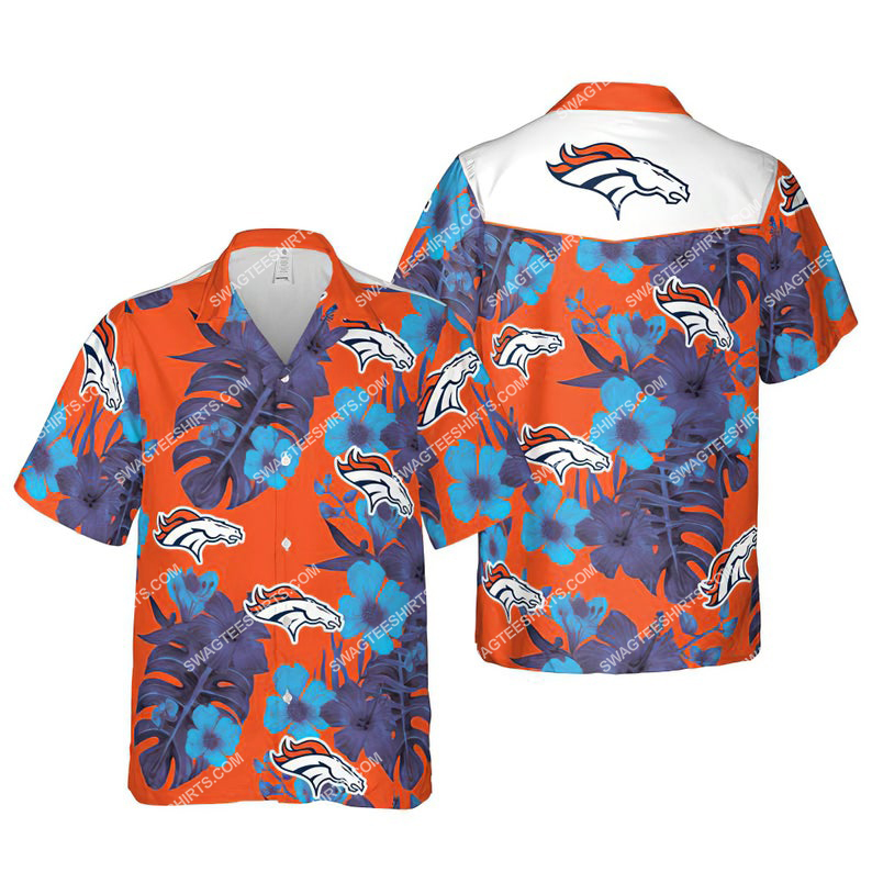 Floral Denver Broncos Nfl Summer Vacation Hawaiian Shirt