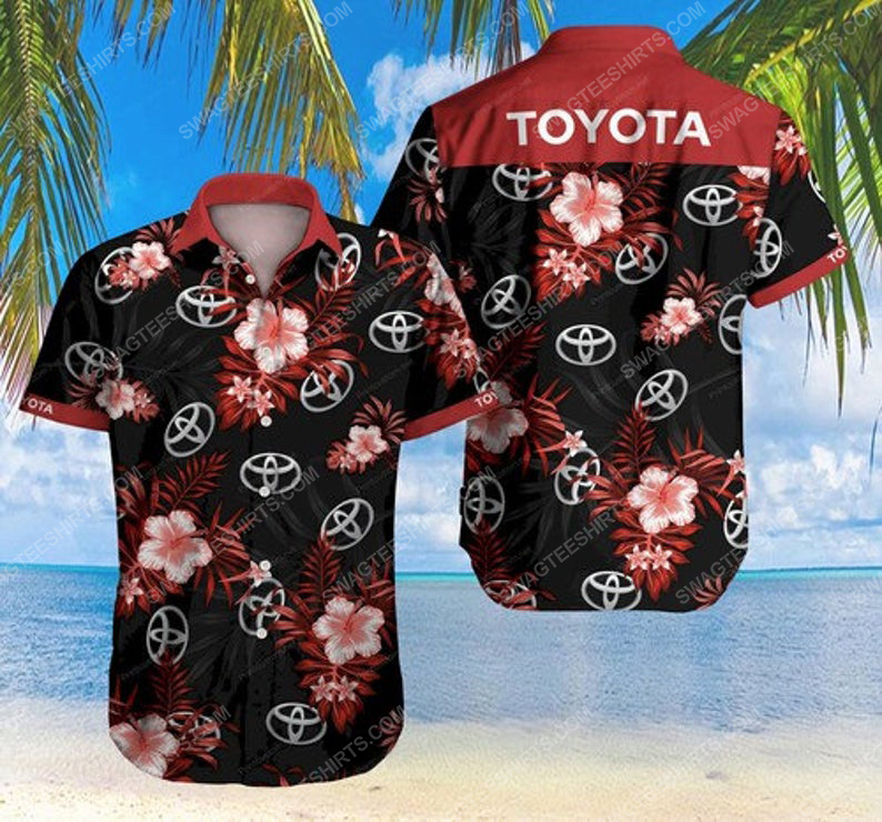 Floral Toyota Car Summer Vacation Hawaiian Shirt