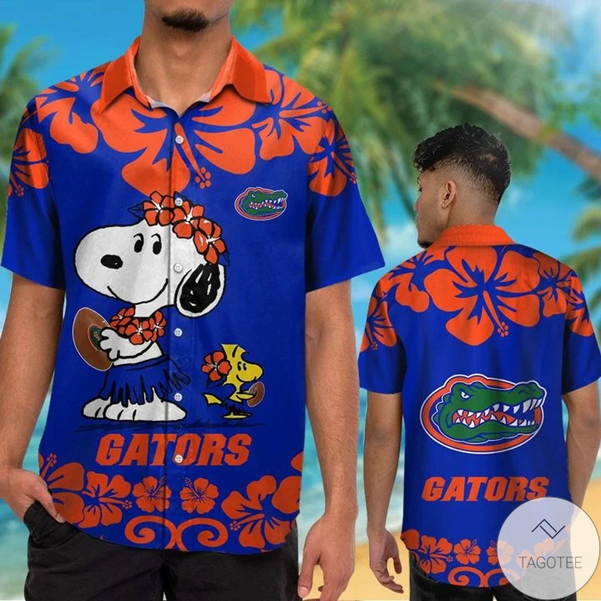 Florida Gators & Snoopy Hawaiian Shirt