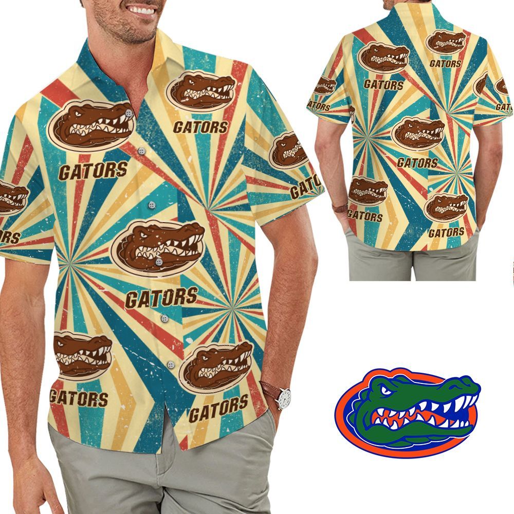 Florida Gators Retro Hawaiian Shirt Hot Trendy Summer 2024