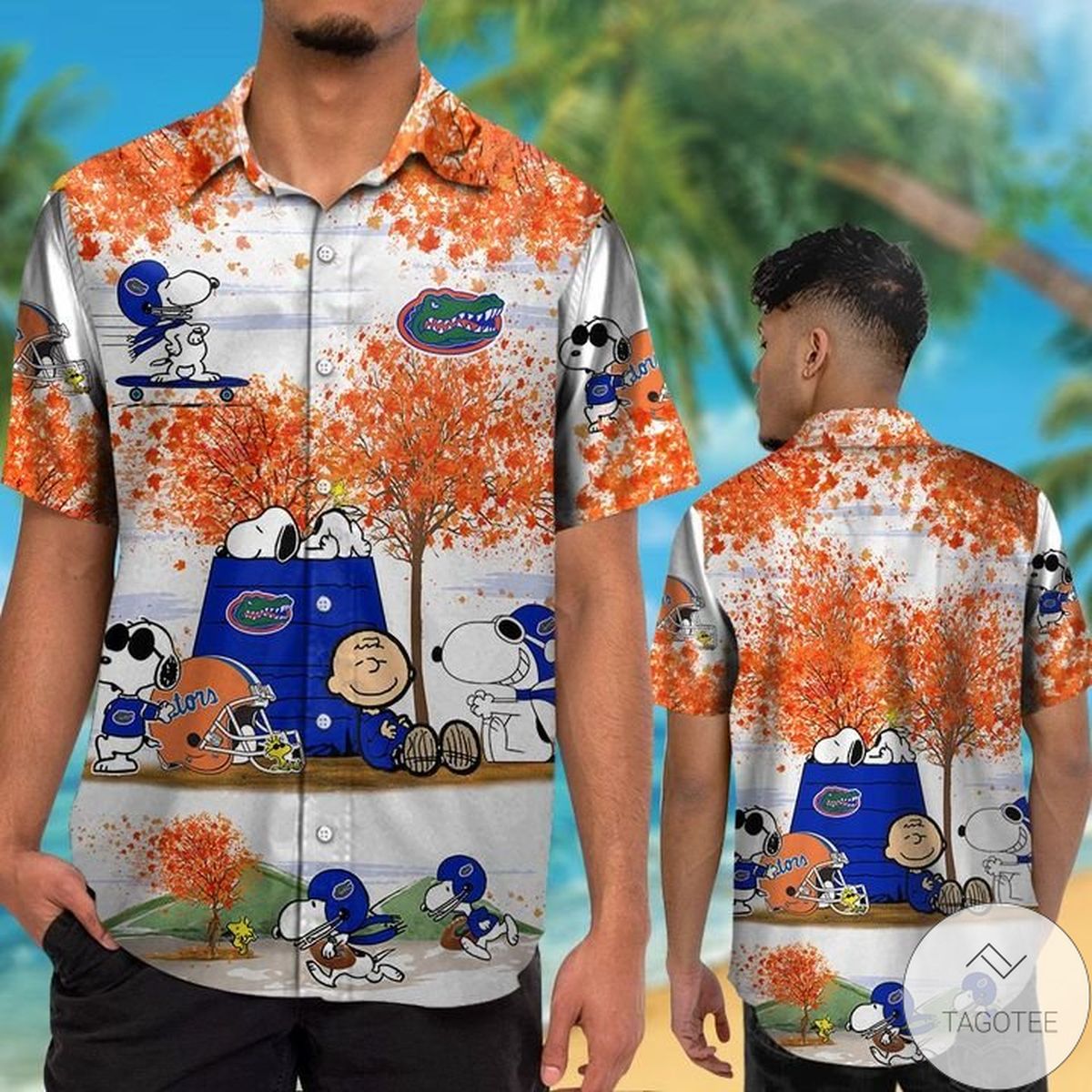 Florida Gators Snoopy Autumn Hawaiian Shirt