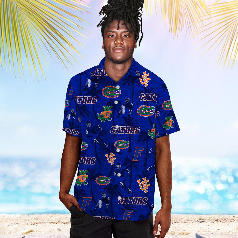 Florida Gators Tropical Beach Coconut Tree Hawaiian Shirt Hot Trendy Summer 2024