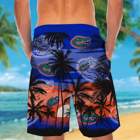 Florida Gators Tropical Hawaiian Shirt Short