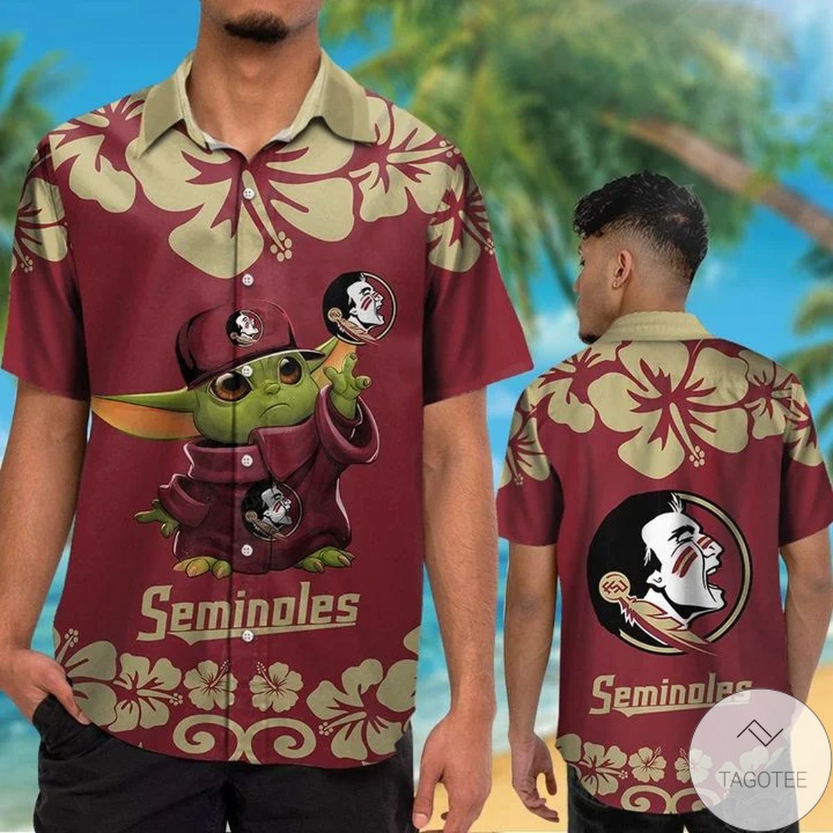 Florida State Seminoles Baby Yoda Hawaiian Shirt