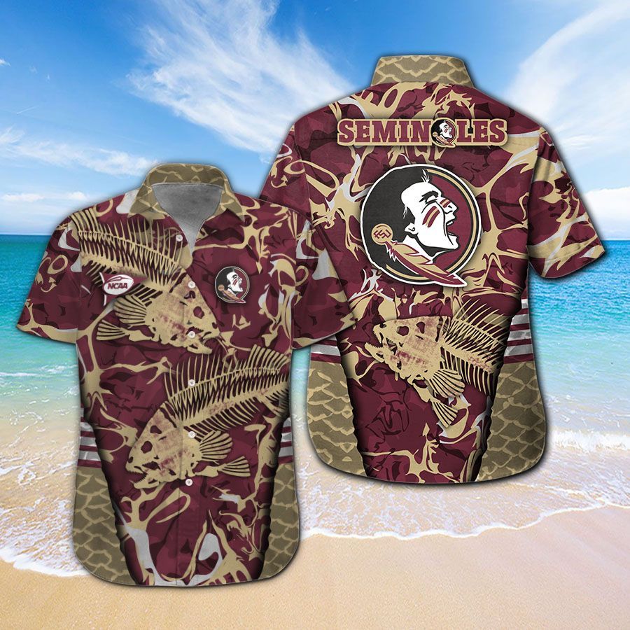 Florida State Seminoles Fishing Hawaiian Shirt Hot Trendy Summer 2024