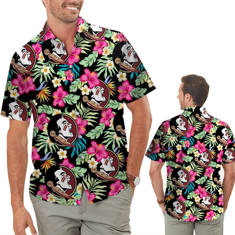 Florida State Seminoles Hibiscus Hawaiian Shirt Hot Trendy Summer 2024