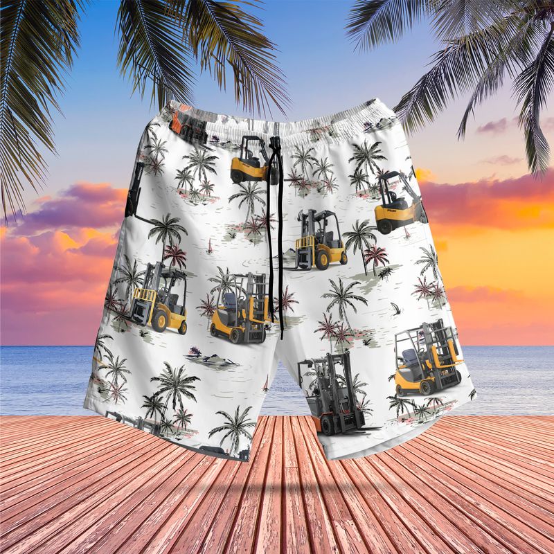 Forklift Hawaiian Shirt