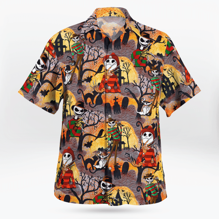 Freddy Jack Skelington Hawaiian Shirt