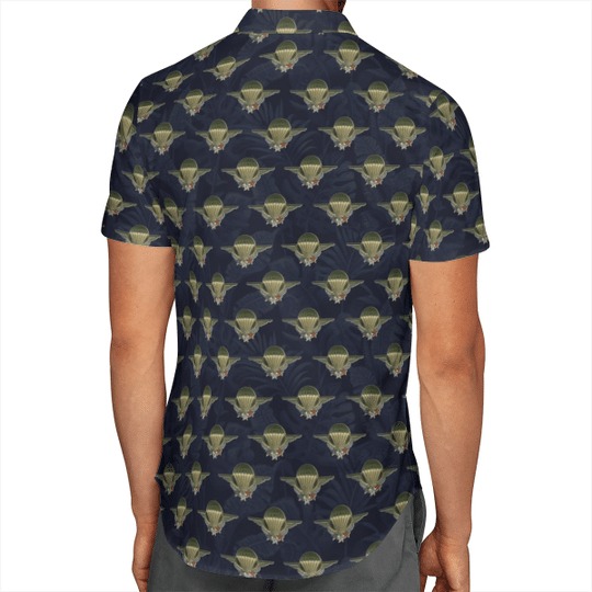 French Paratrooper Units Hawaiian Shirt