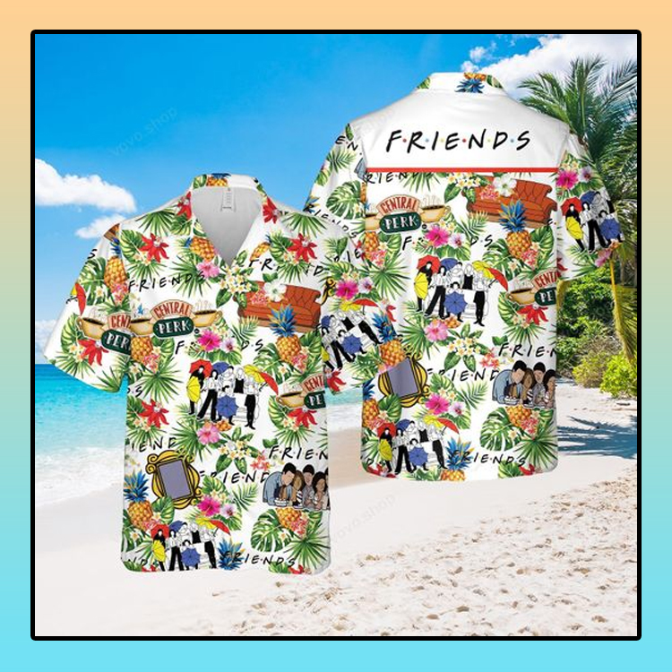 Friends Tv Show Central Perk Hawaiian Shirt