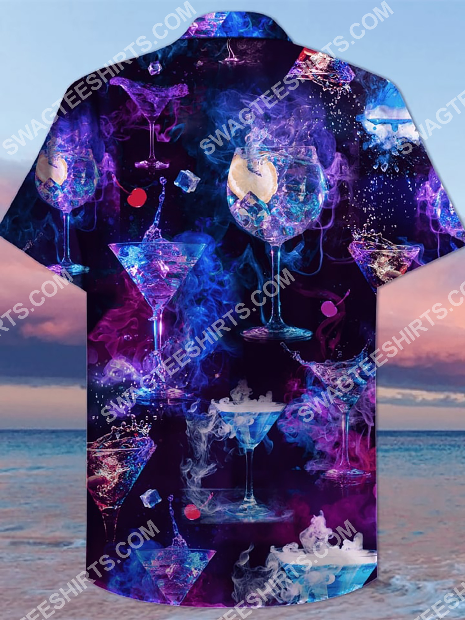 Galaxy Cocktail All Over Printing Hawaiian Shirt