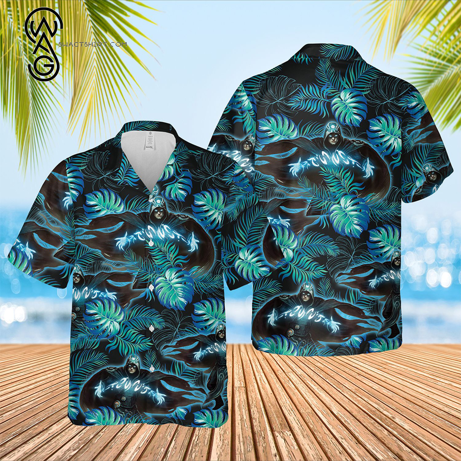 Game Magic The Gathering Jace The Mind Sculptor Hawaiian Shirt