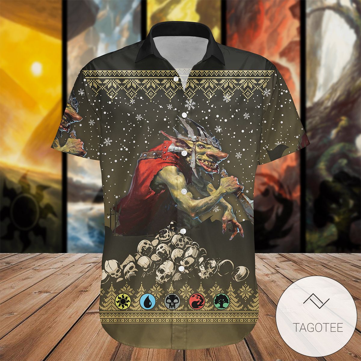 Game Mtg Krenko Mob Boss Hawaiian Shirt- Tagotee