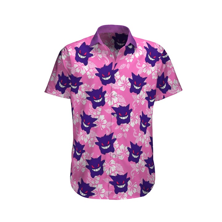 Gengar Pokemon Hawaiian Shirt