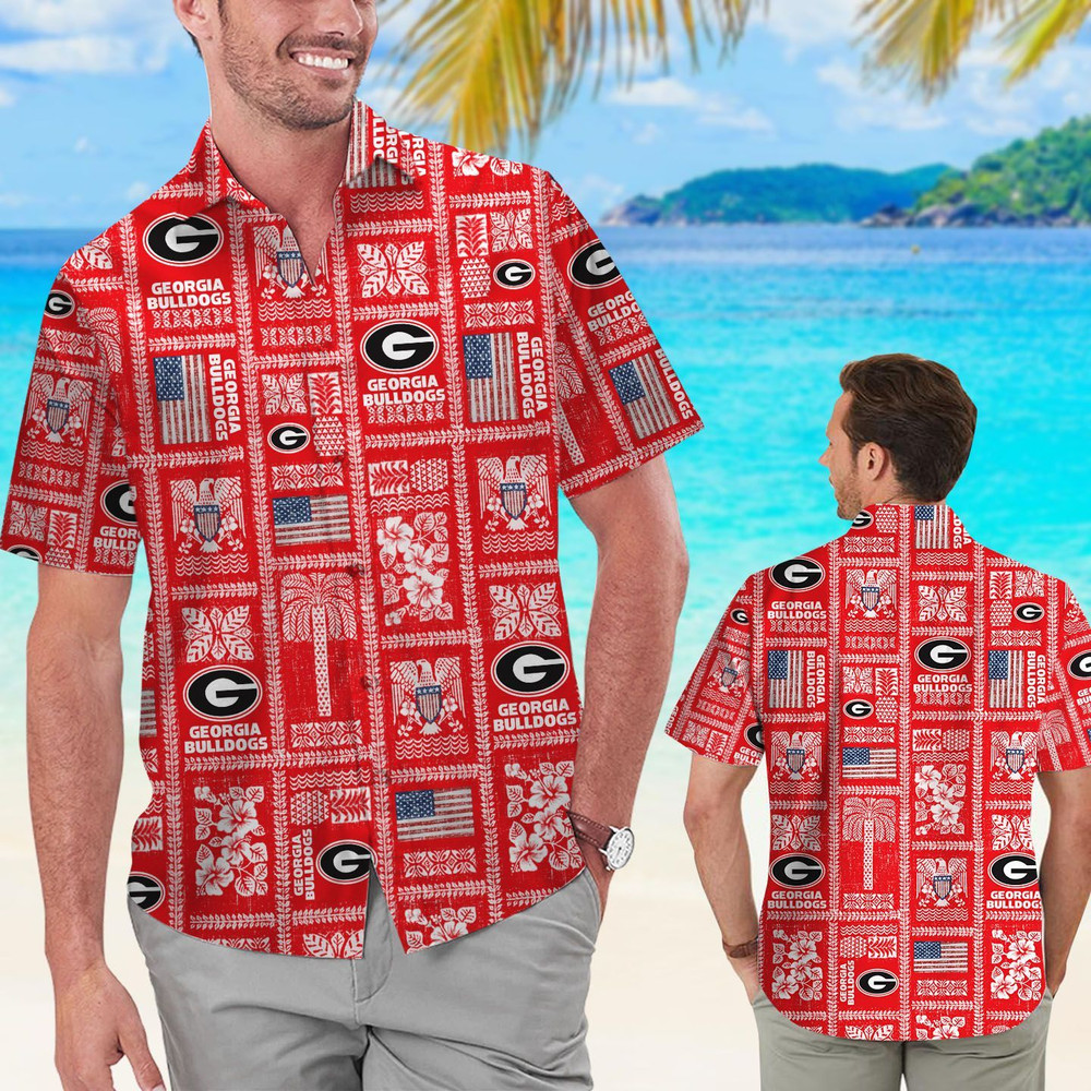 Georgia Bulldogs Hawaiian Shirt Hot Trendy Summer 2024