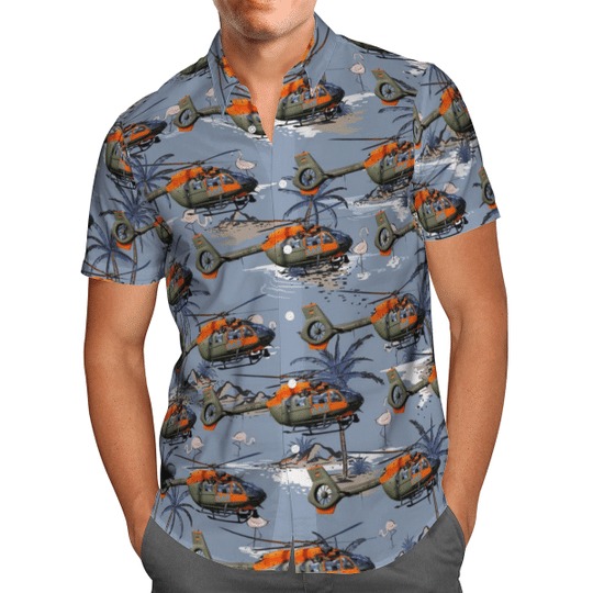 German Army Airbus Helicopters H145M Hawaiian Shirt