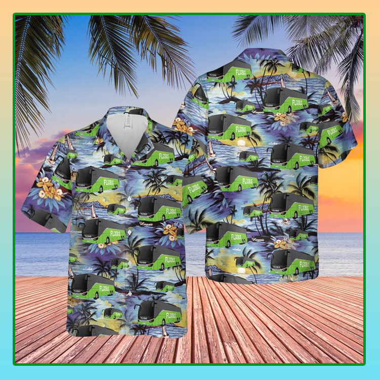 German Flixbus Hawaiian Shirt