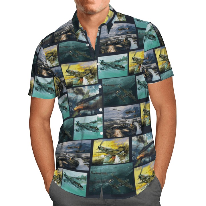 German World War 2 Hawaiian Shirt