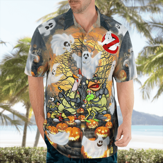 Ghost Muppets Halloween Hawaiian Shirt