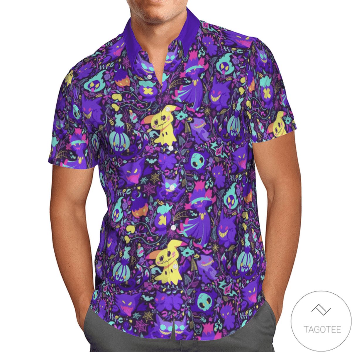 Ghost Pokemon Halloween Hawaiian Shirt