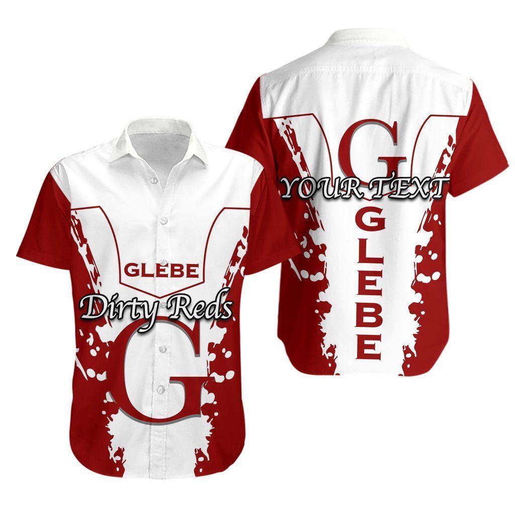 Glebe Rugby League Team Personalized  Hawaiian Shirt