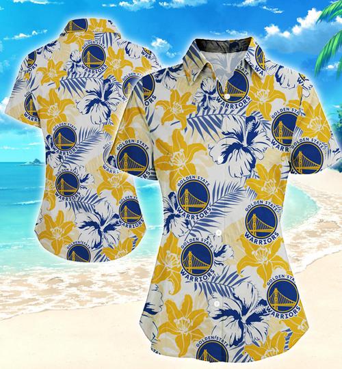 Golden State Warriors Hawaiian Shirt Summer Button Up