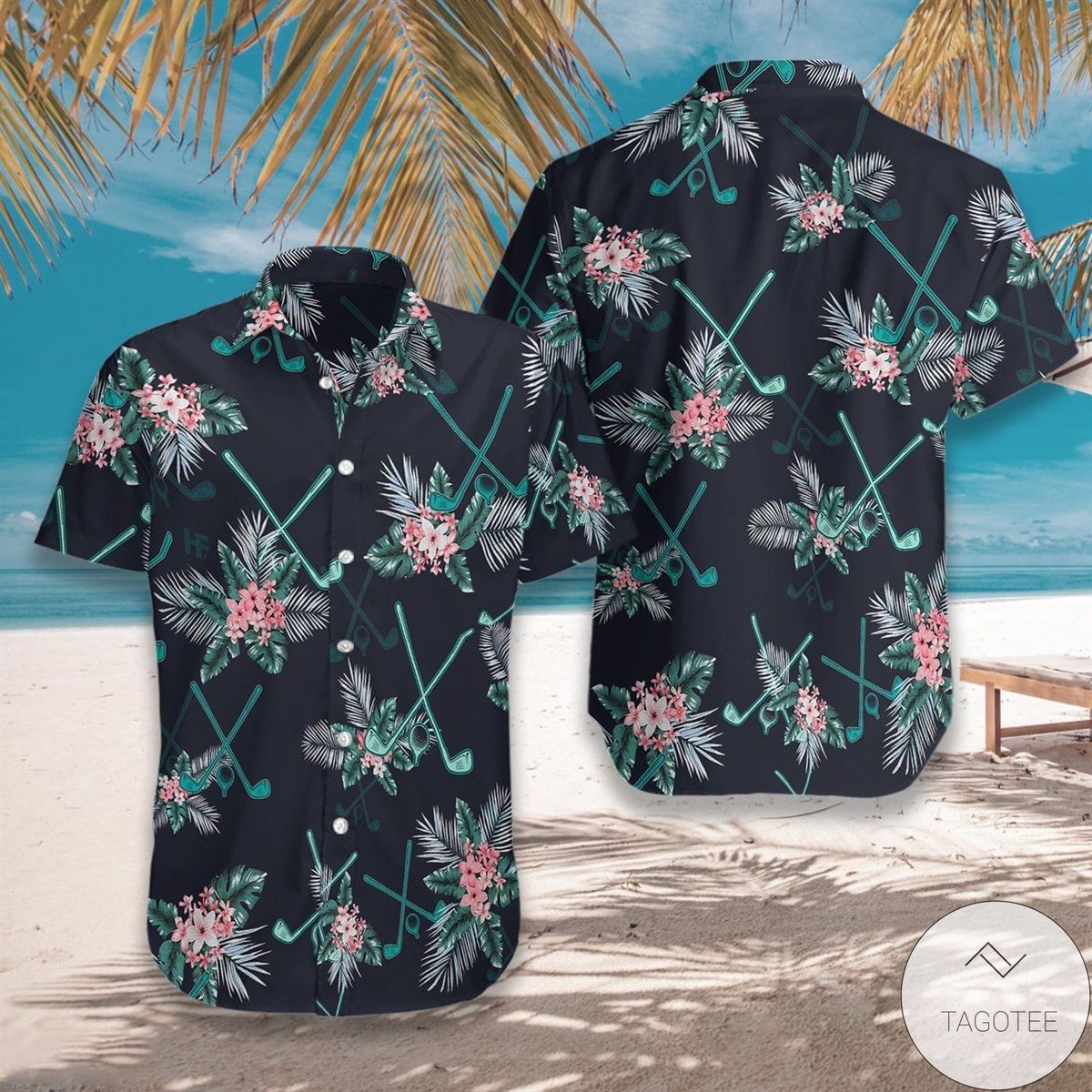 Golf Tropical Hawaiian Shirt