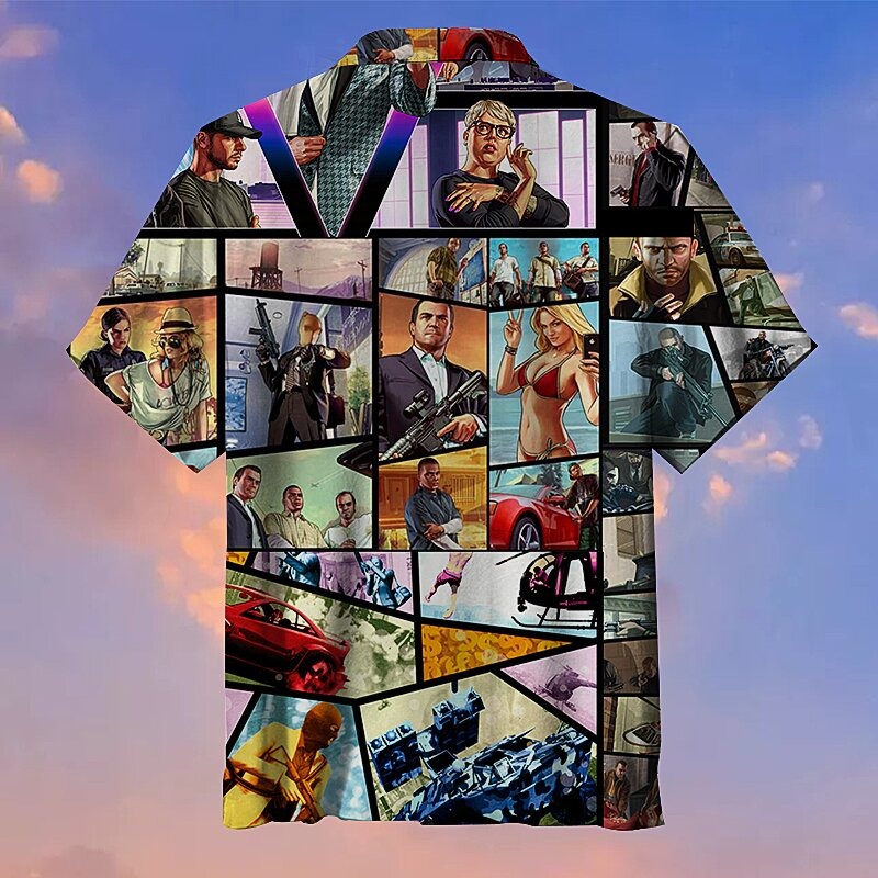 Grand Theft Auto Hawaiian Shirt