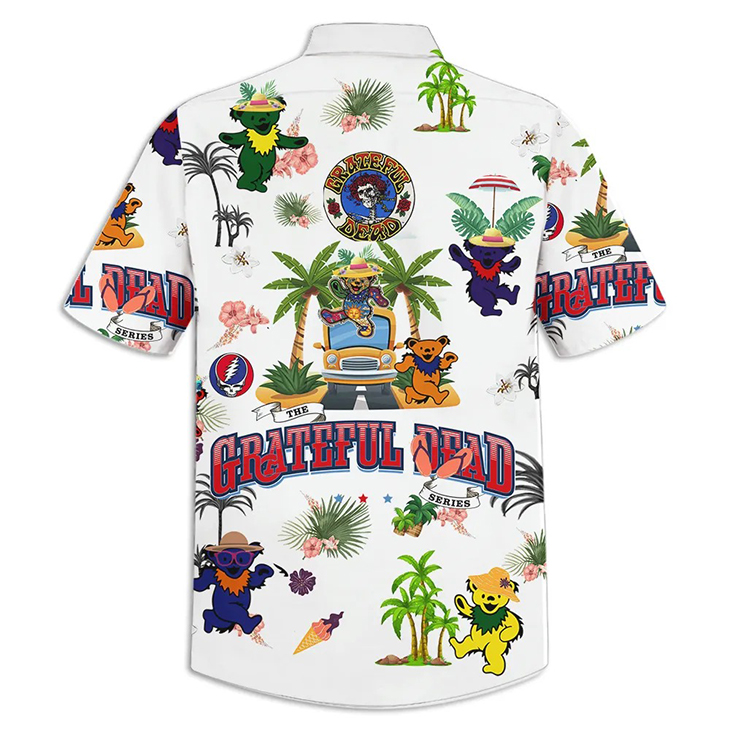 Grateful Dead Summer Vacation Hawaiian Shirt