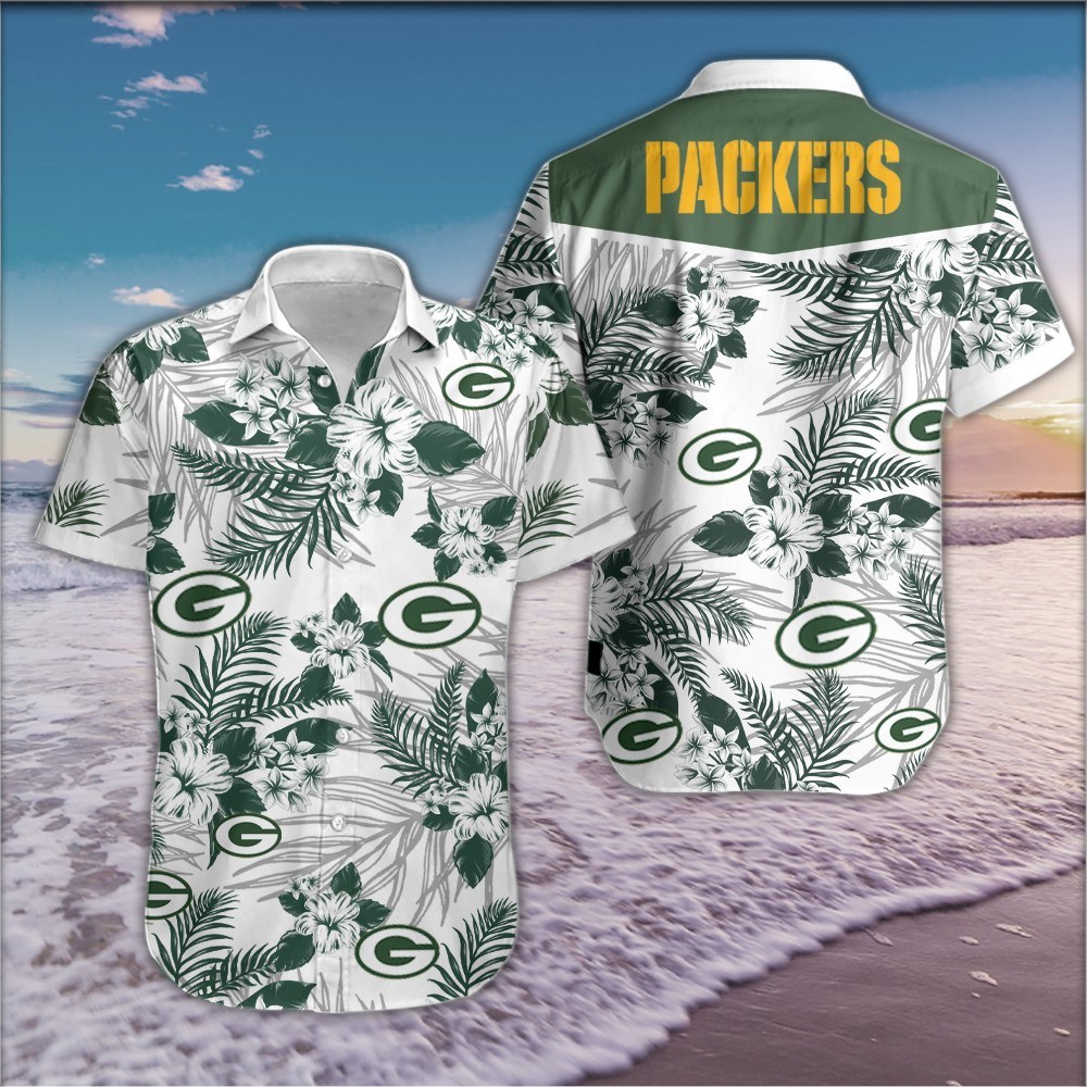 Green Packers Hawaiian Shirt Summer Button Up