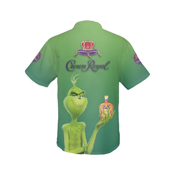 Grinch Crown Royal Hawaiian Shirt