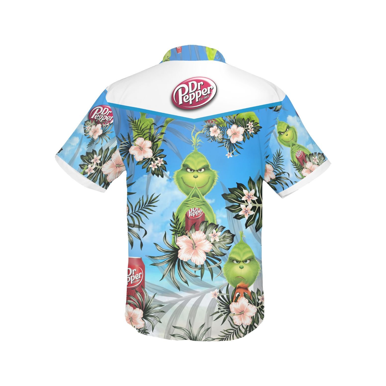 Grinch Dr Pepper Hawaiian Shirt