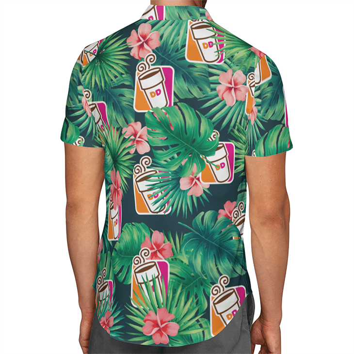 Halloween Dunkins Jason Voorhees Michael Myers Hawaiian Shirt